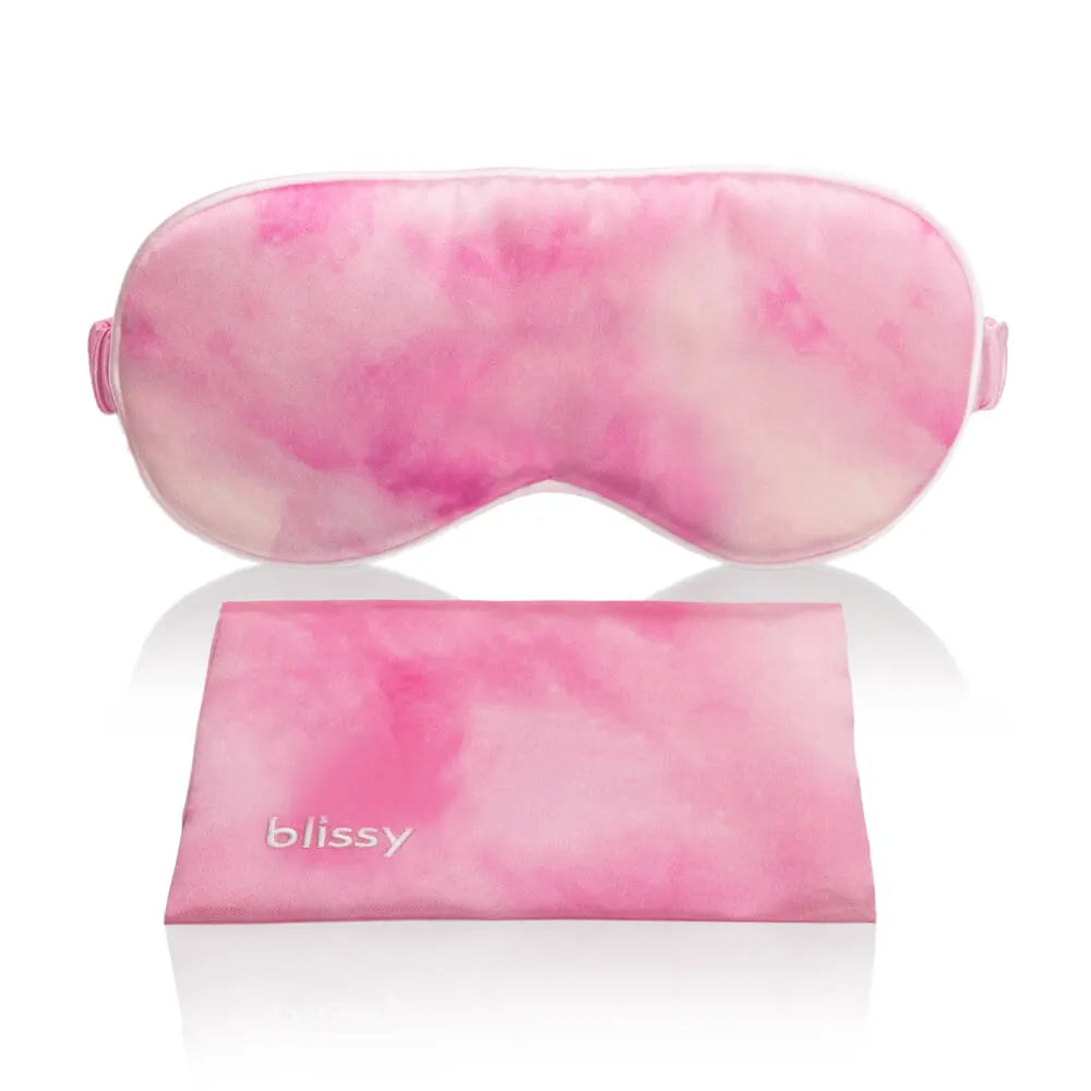 Pink Tie-Dye Sleep Mask