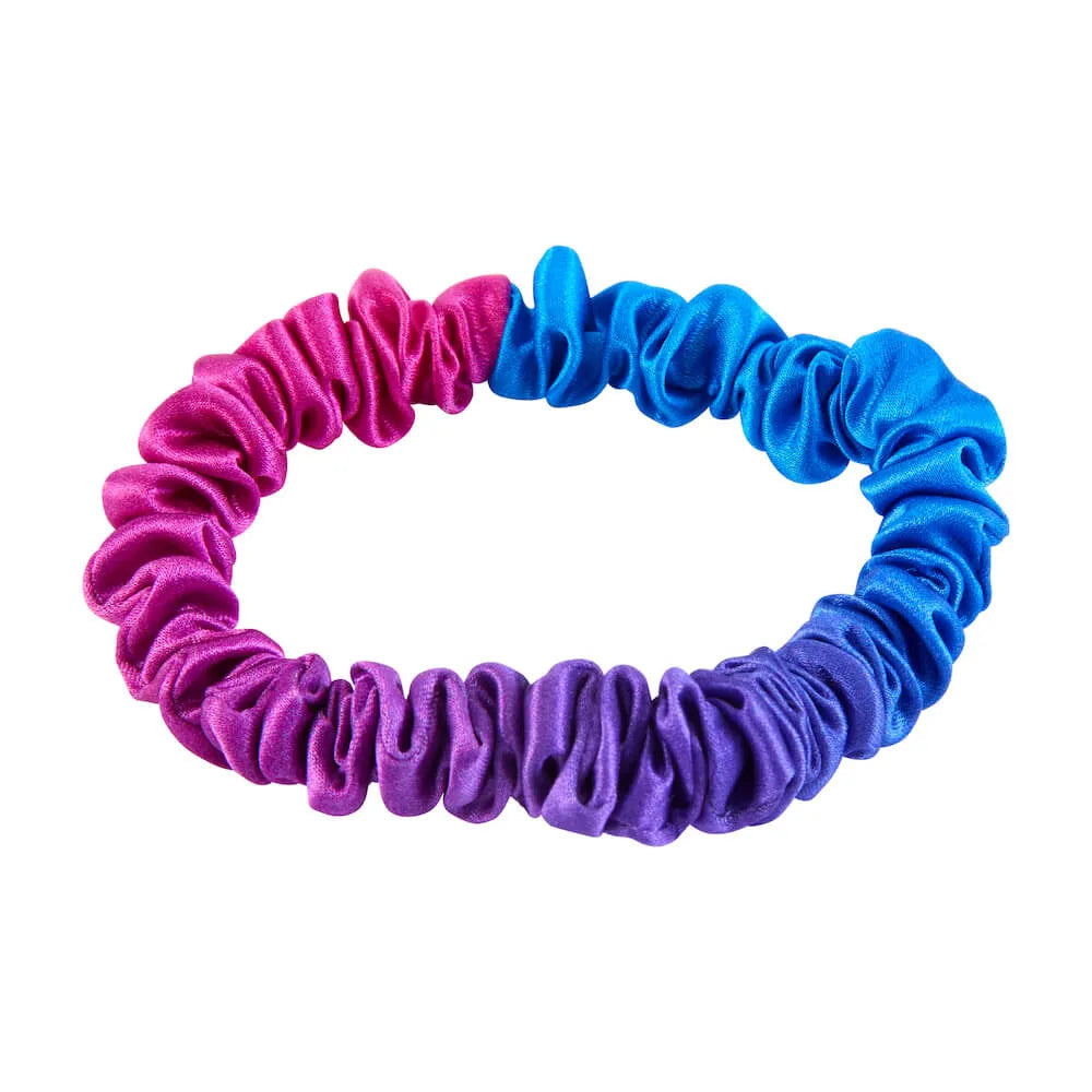 Blissy Skinny Scrunchies in Purple Ombre