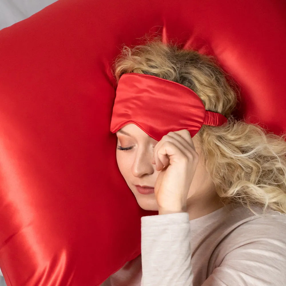 Red Sleep Mask