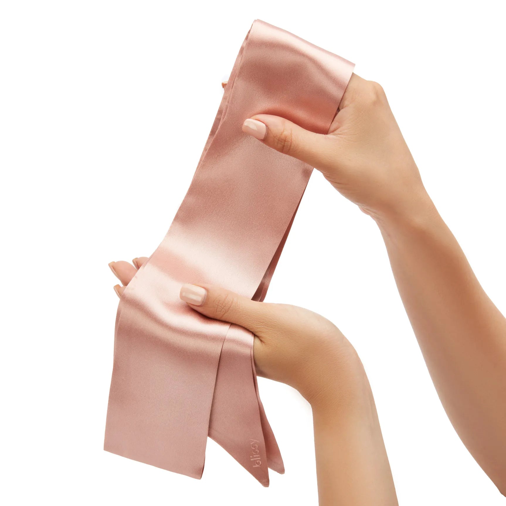 Blissy Hair Ribbon in Rose Gold