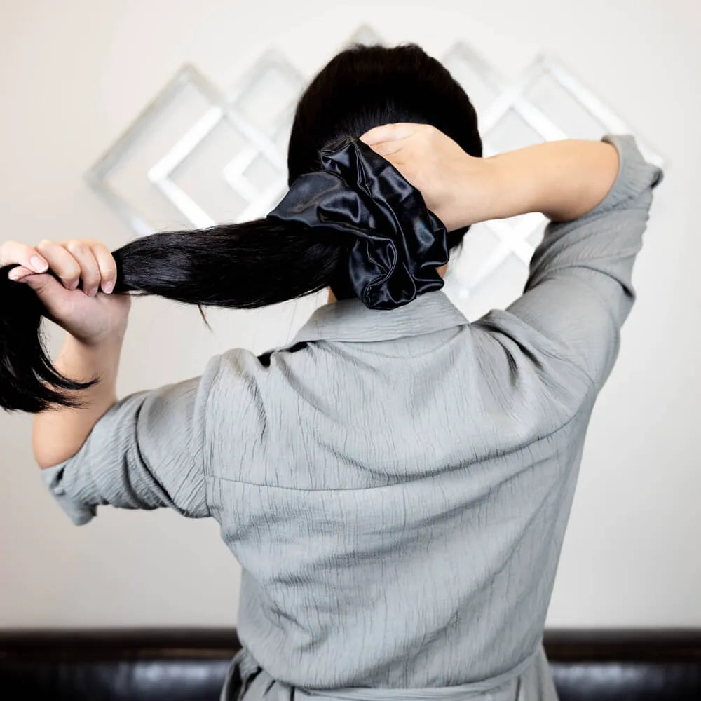 Blissy Large Scrunchie - Black