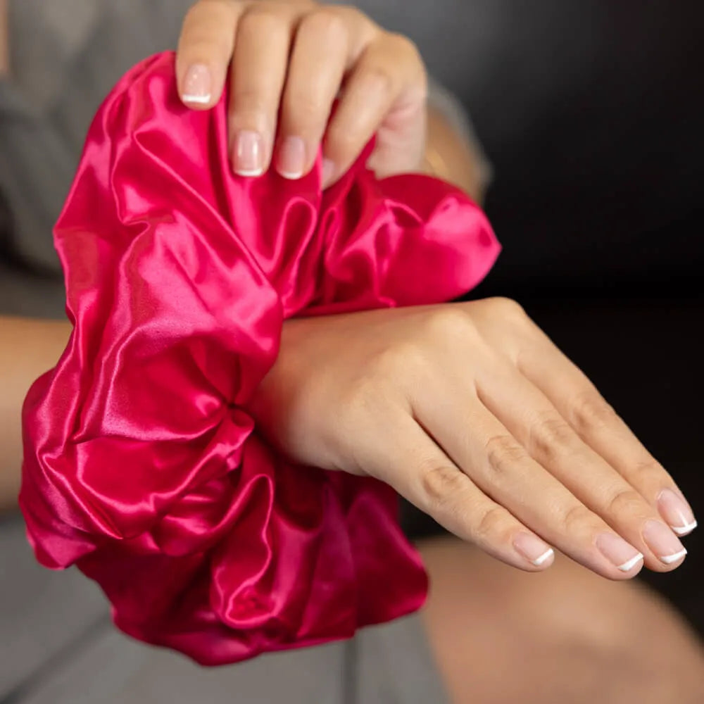 Blissy Extra Large Scrunchie - Hibiscus