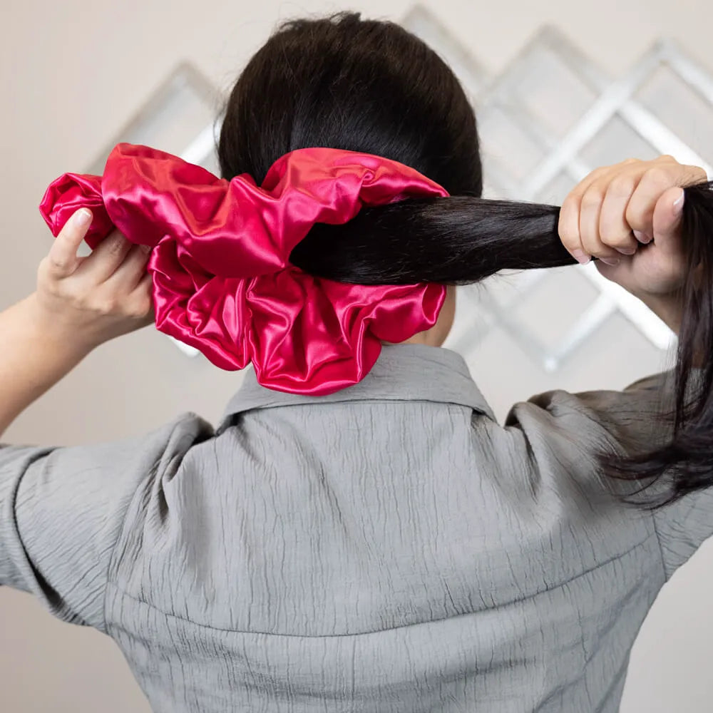 Blissy Extra Large Scrunchie - Hibiscus