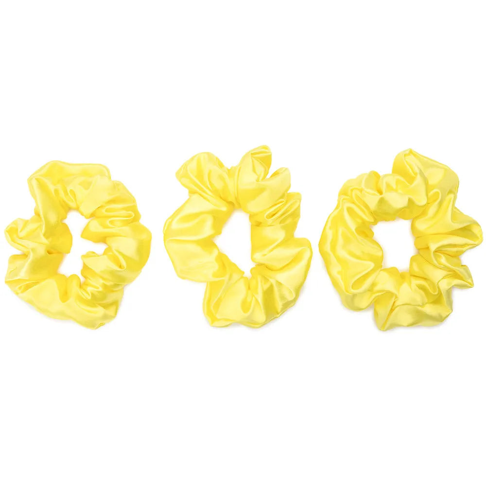 Blissy Scrunchies in Sunshine Yellow