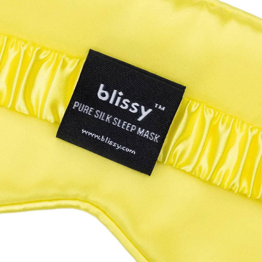 Sleep Mask in Sunshine Yellow