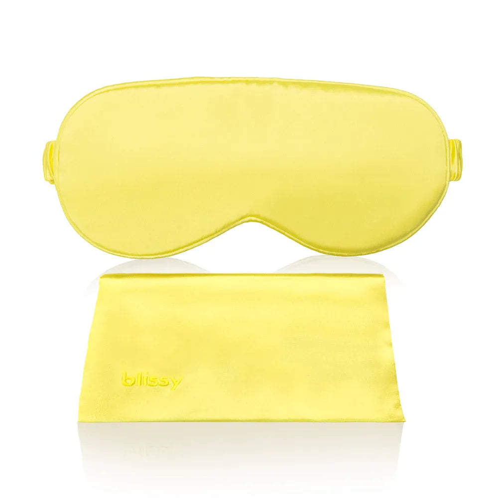 Sleep Mask in Sunshine Yellow