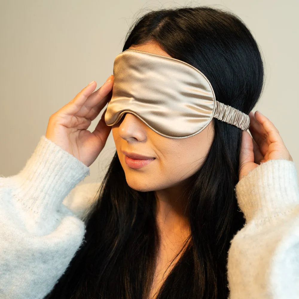 Sleep Mask in Taupe