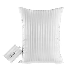 White Striped Queen Pillowcase