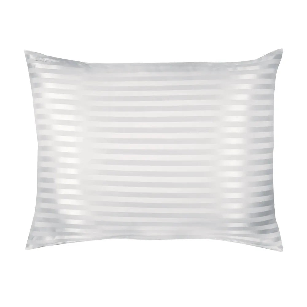 King Pillowcase in White Striped