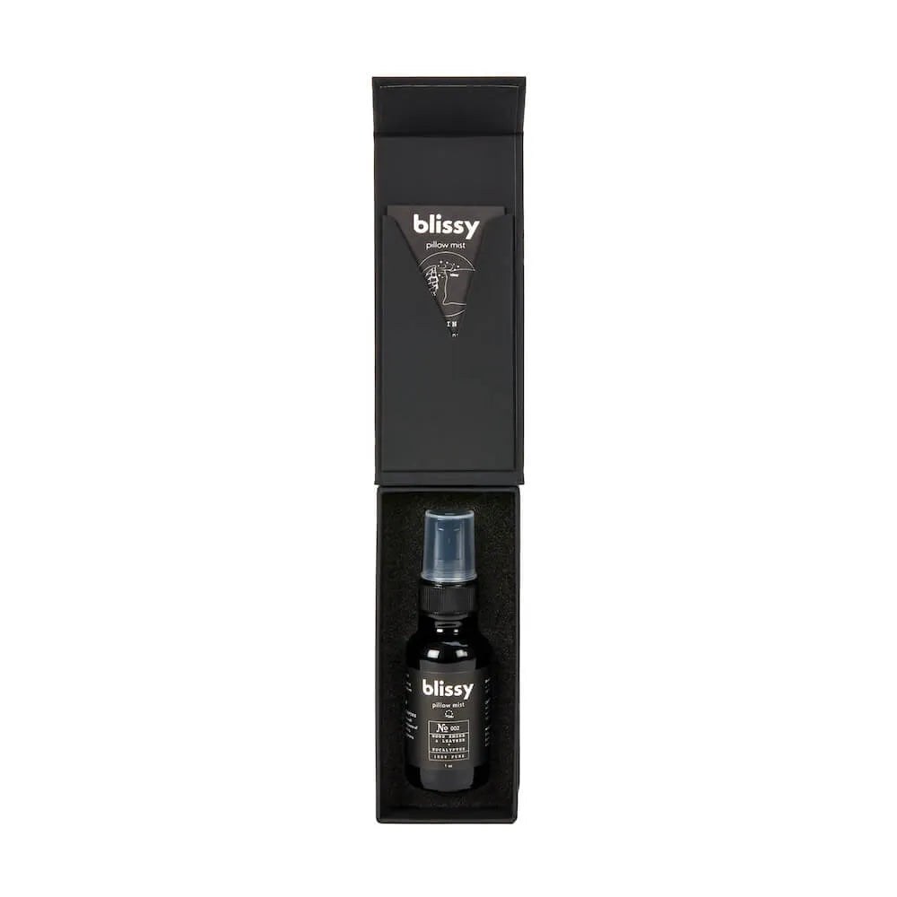 Blissy Sleep & Pillow Mist (Woodsmoke & Leather + Eucalyptus)