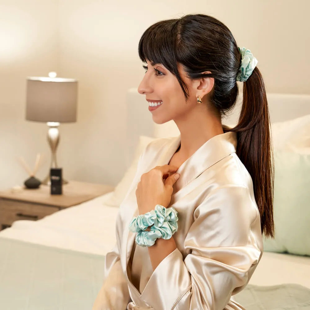 Blissy Scrunchies in Mint
