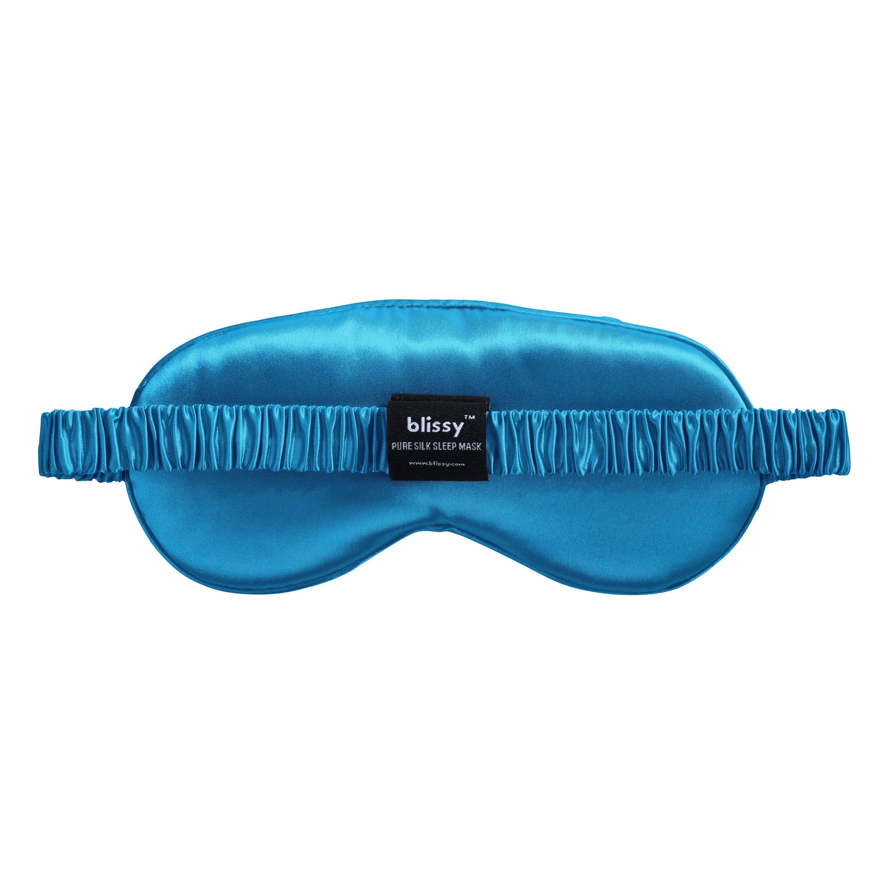Aqua Diamond Quilted Sleep Mask