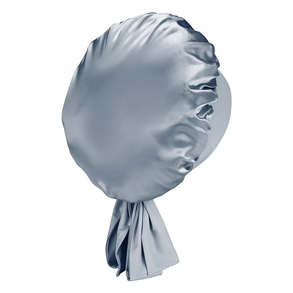 Blissy Bow Bonnet in Ash Blue