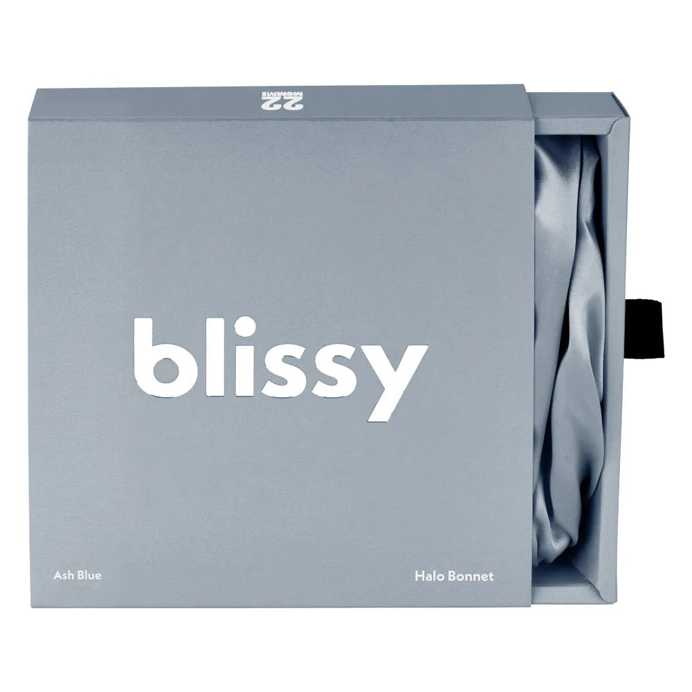 Blissy Halo Bonnet - Ash Blue