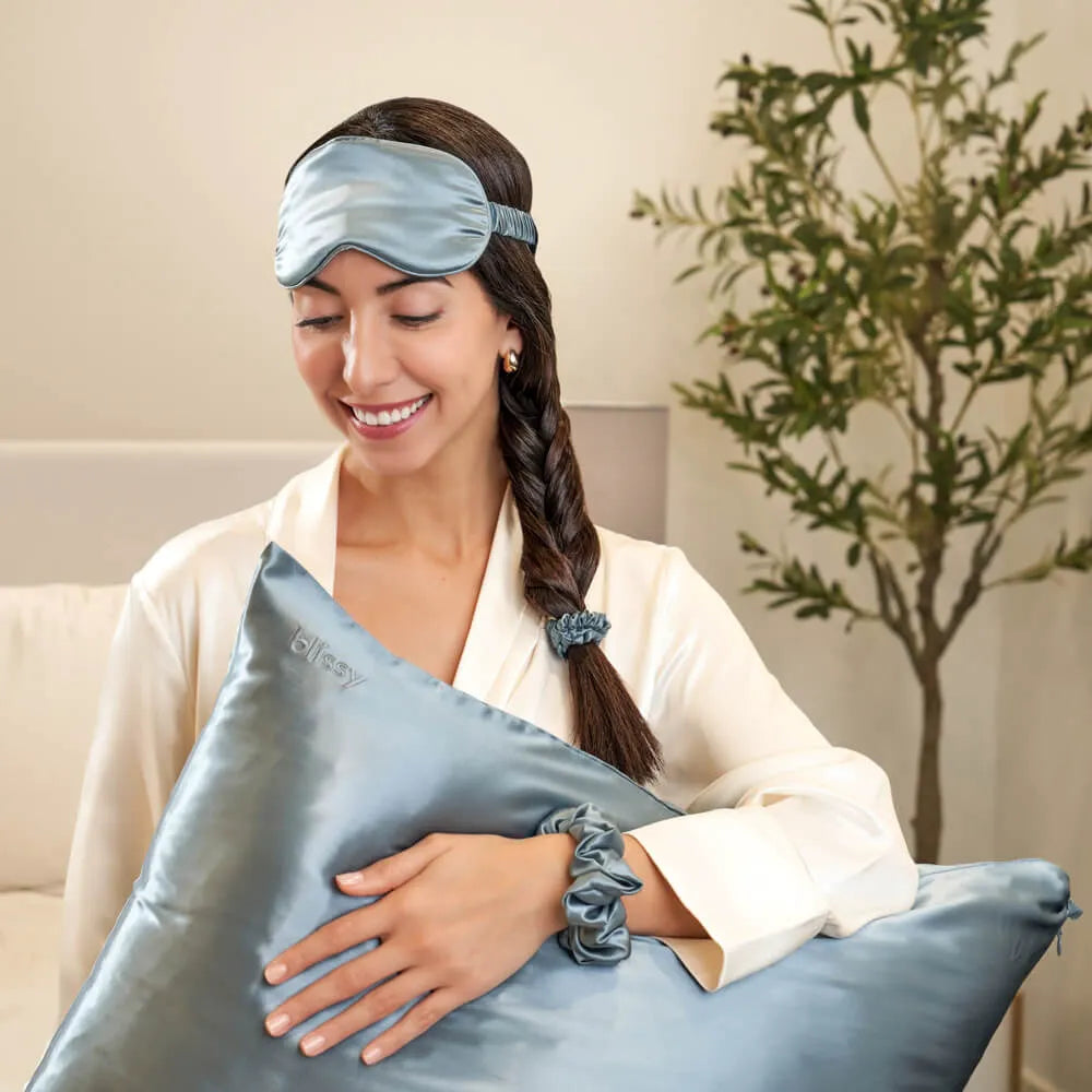 Blissy Dream Set in Ash Blue, Standard Size