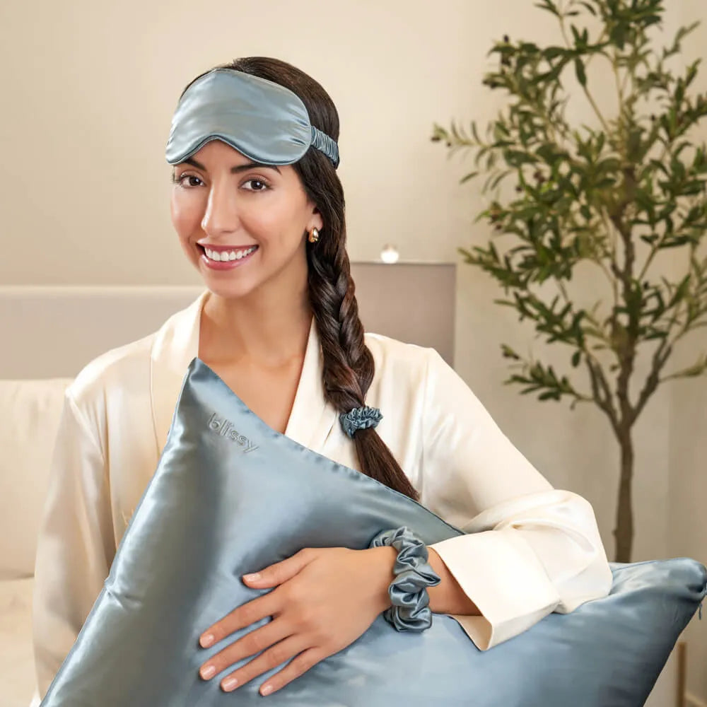 Blissy Dream Set in Ash Blue, Standard Size