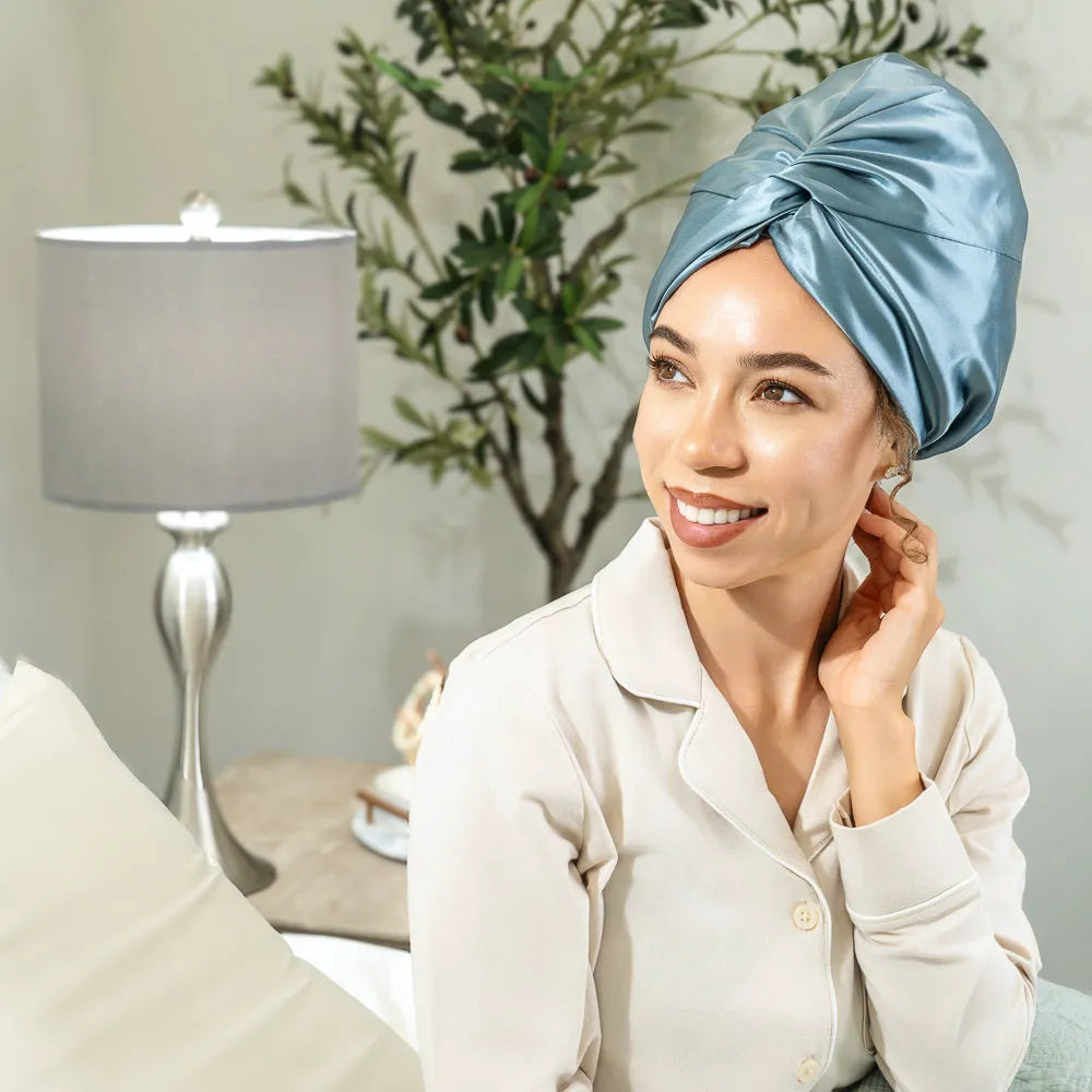 Blissy Bonnet, Ash Blue, Large
