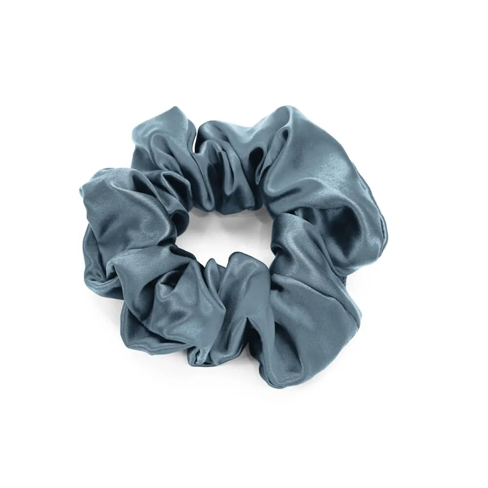 Blissy Scrunchies in Ash Blue