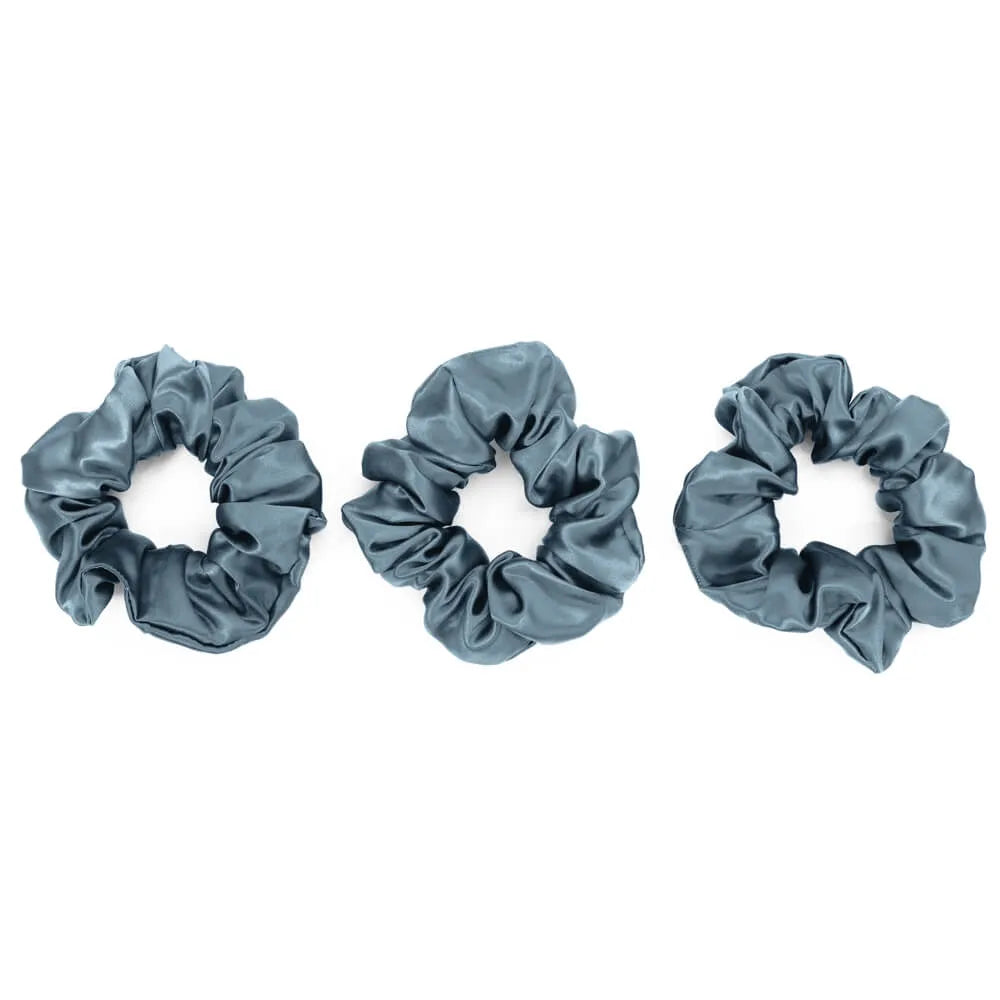 Blissy Scrunchies in Ash Blue