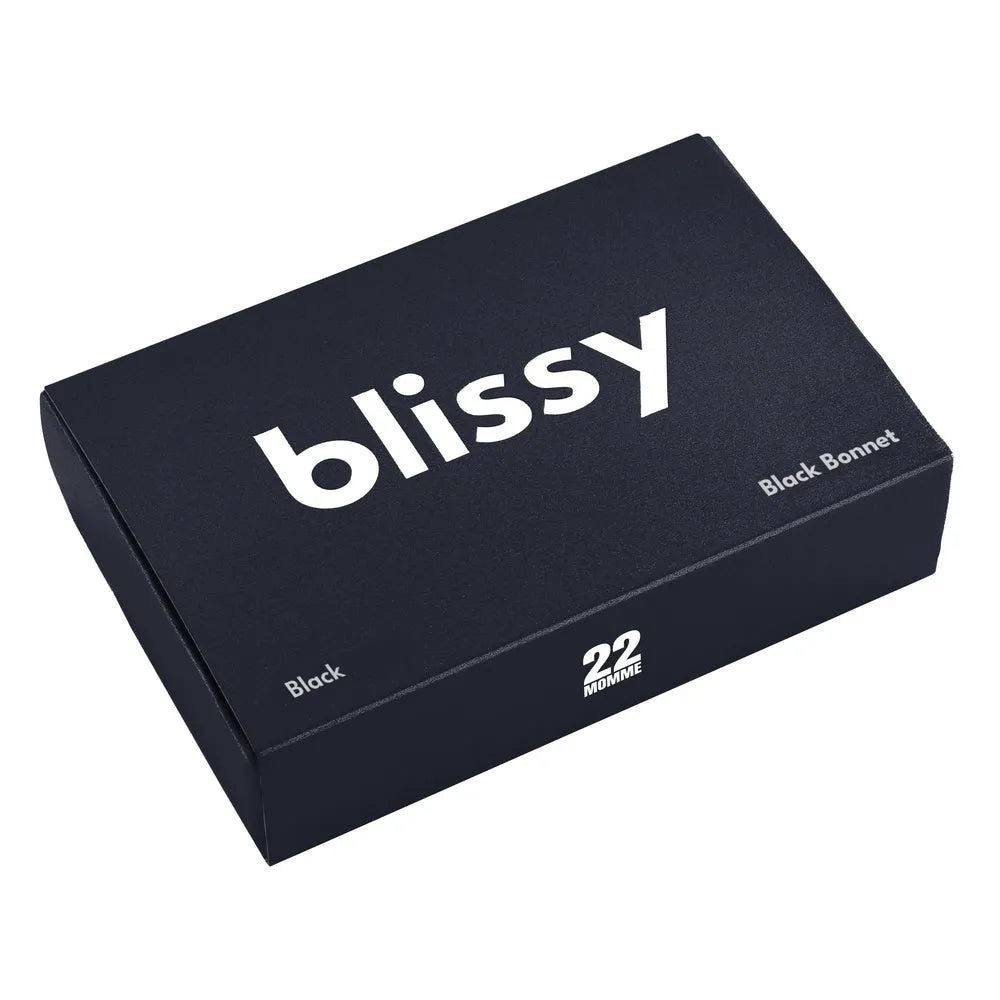 Blissy Bow Bonnet in Black