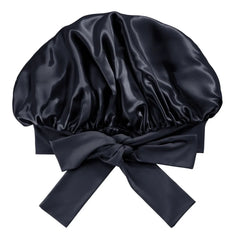 Blissy Bow Bonnet in Black