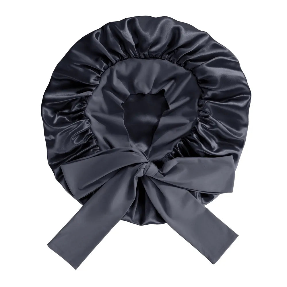 Blissy Bow Bonnet in Black