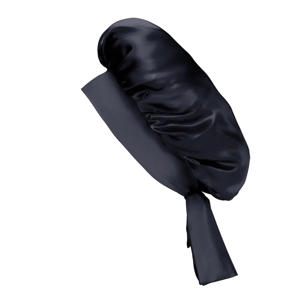 Blissy Bow Bonnet in Black