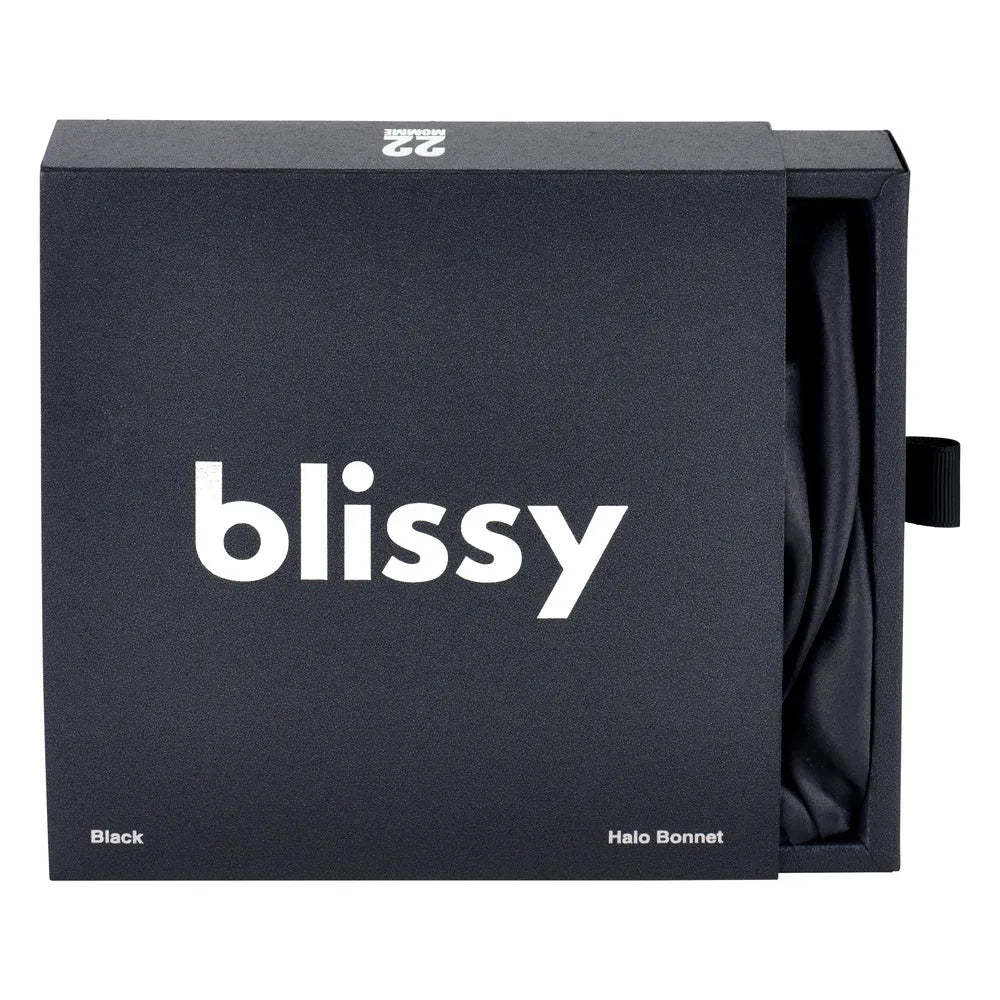 Blissy Halo Bonnet in Black