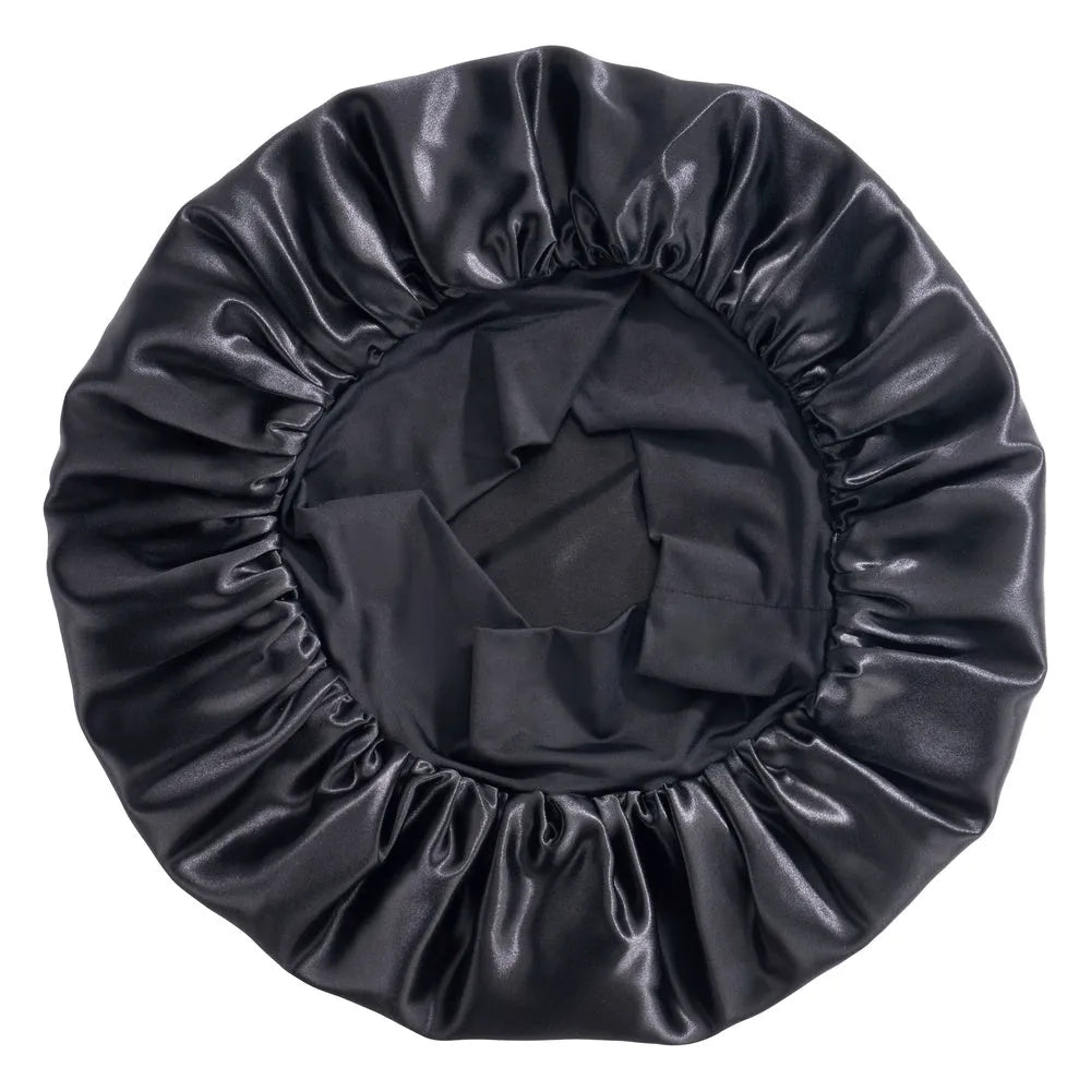 Blissy Halo Bonnet in Black