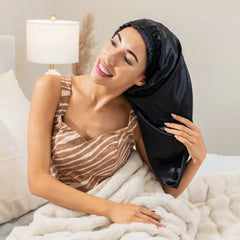 Blissy Cascade Bonnet in Black