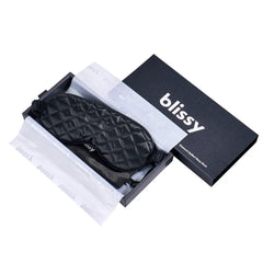 Black Diamond Quilted Sleep Mask
