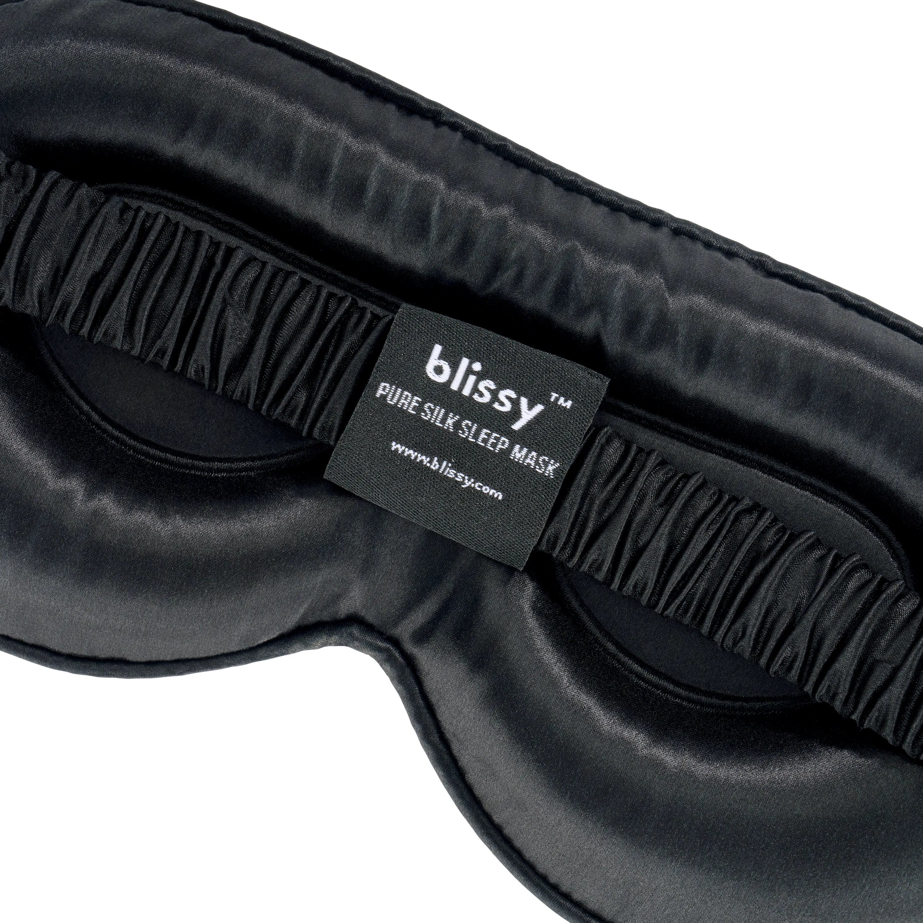 Black Sleep Mask - Profile