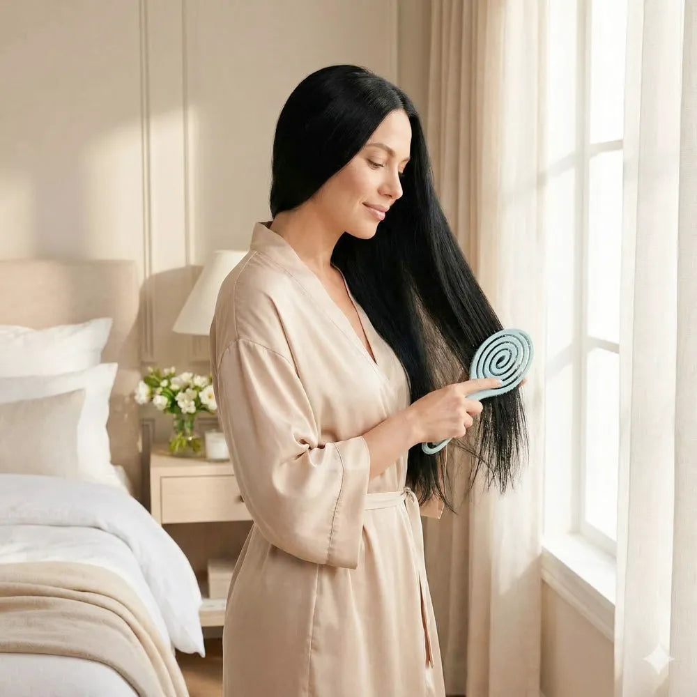 Blissy Detangling Brush in Blue