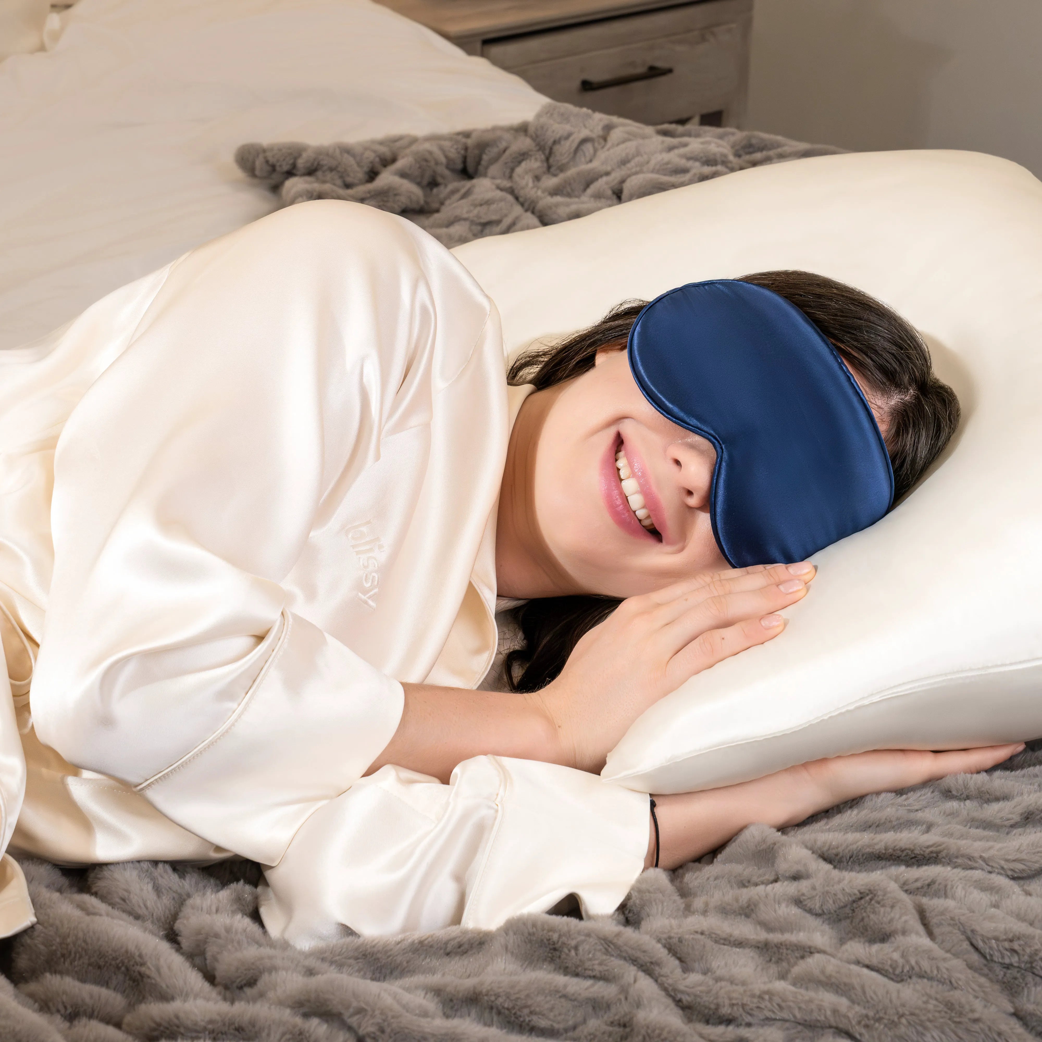 Blue Sleep Mask - Profile