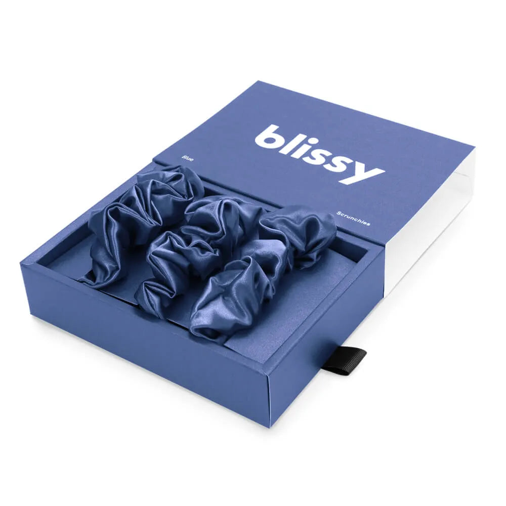Blissy Blue Scrunchies