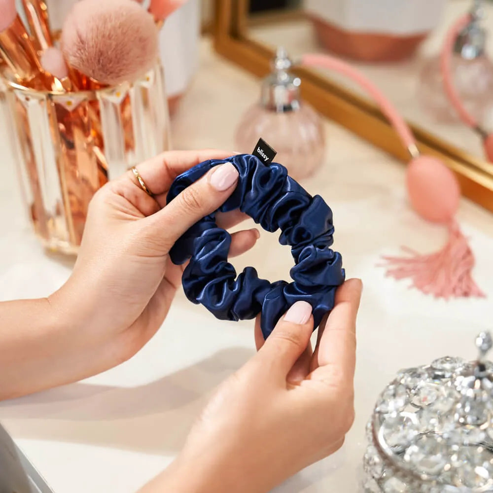 Blissy Blue Scrunchies
