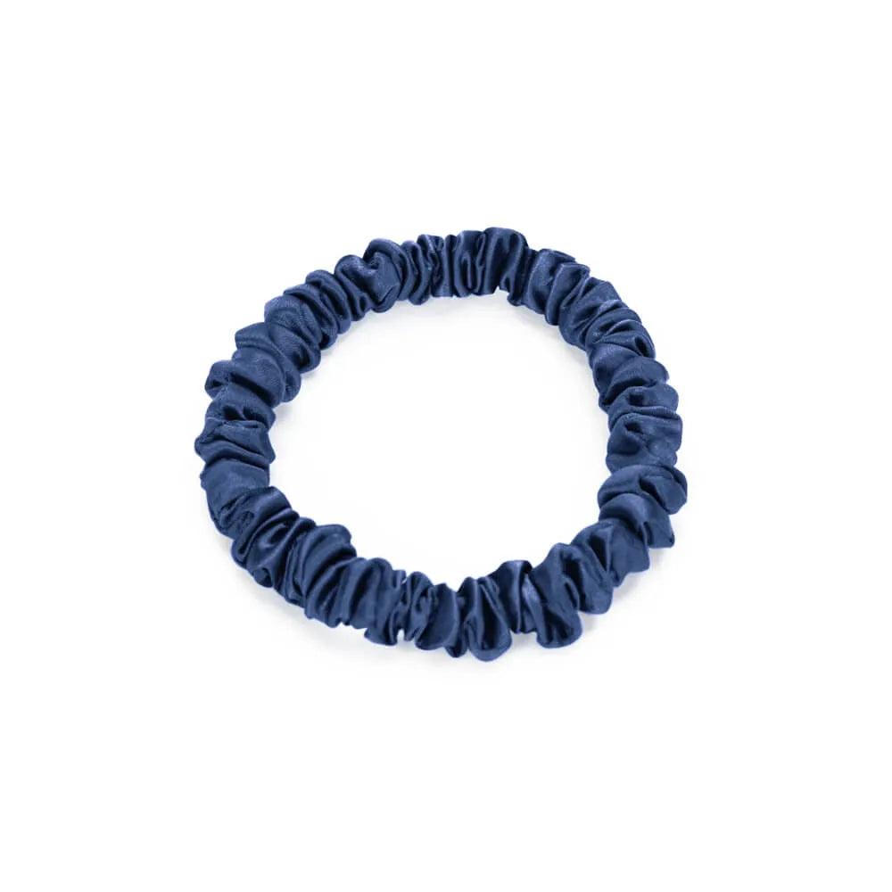Blissy Skinny Scrunchies in Blue