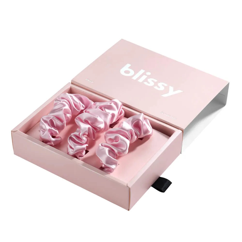 Blissy Scrunchies in Blush