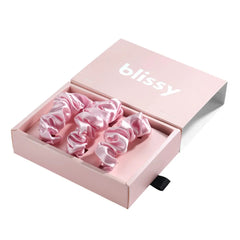 Blissy Scrunchies in Blush