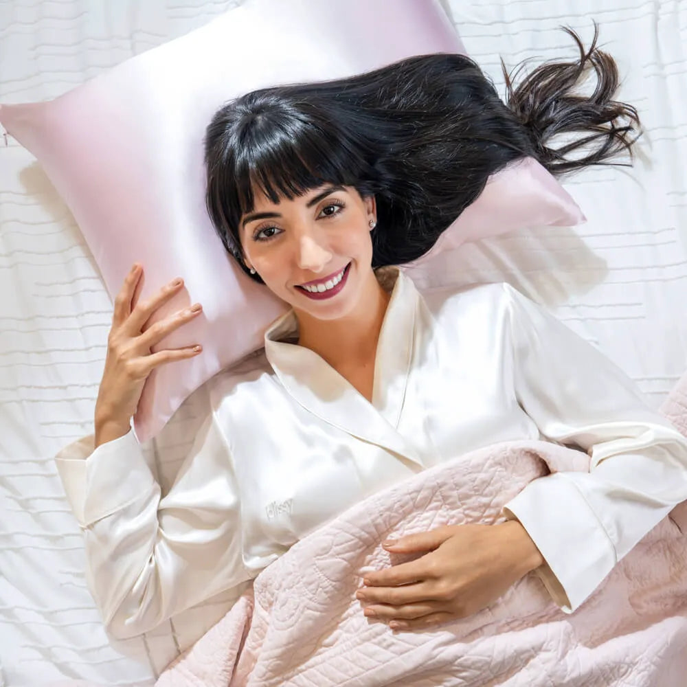 Pillowcase in Blush, Queen Size