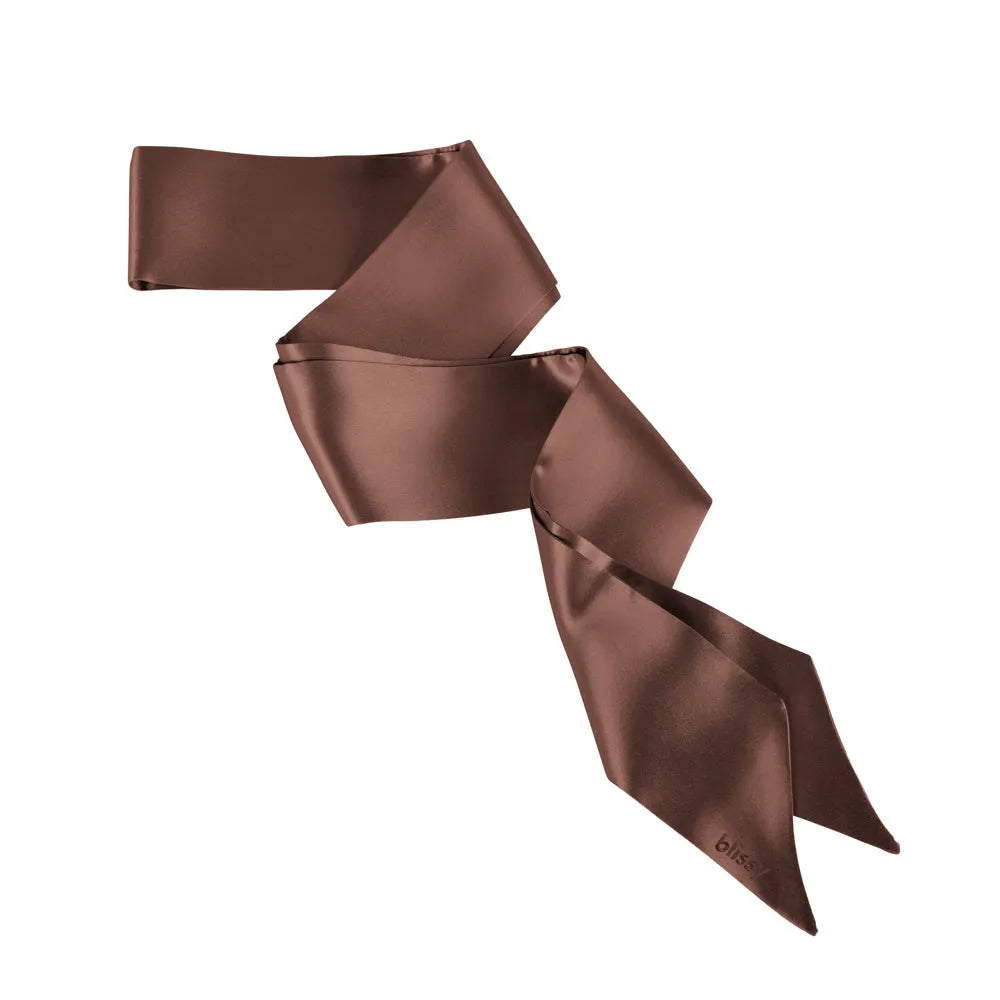 Blissy Hair Ribbon in Chocolate