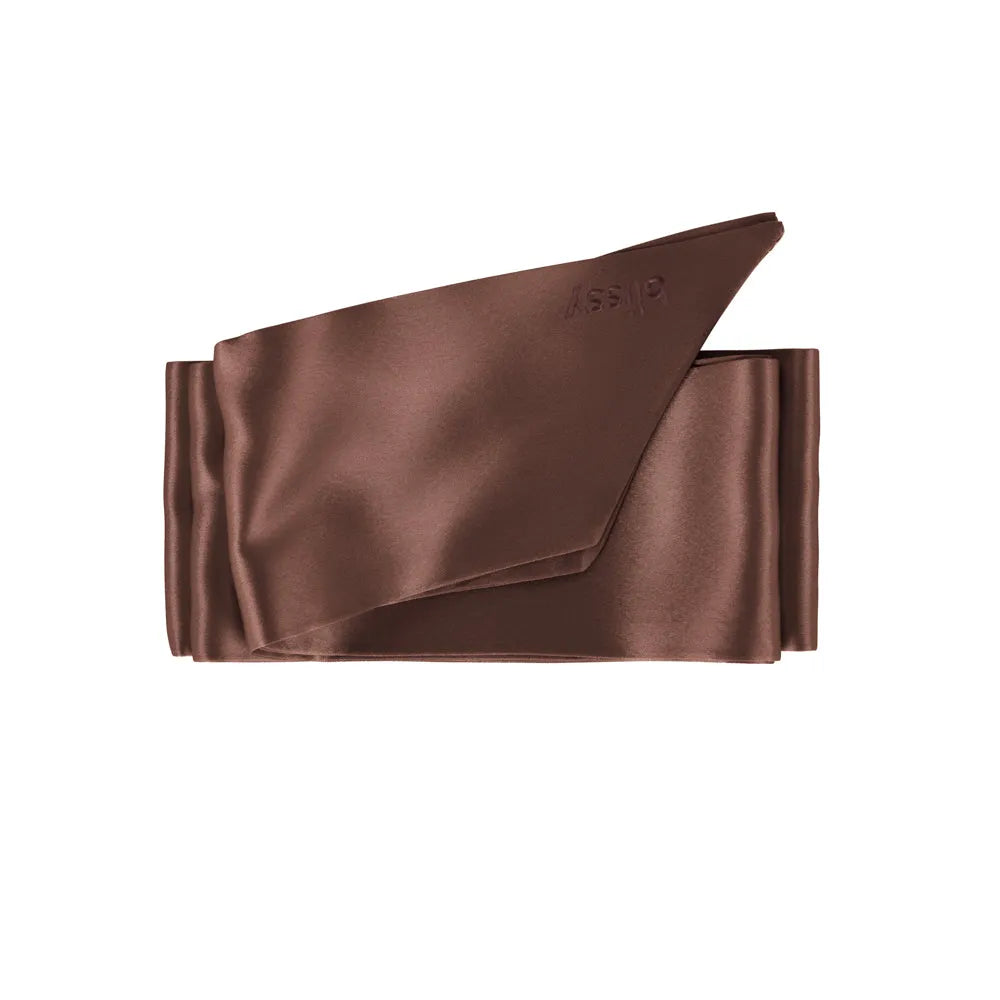 Blissy Hair Ribbon in Chocolate