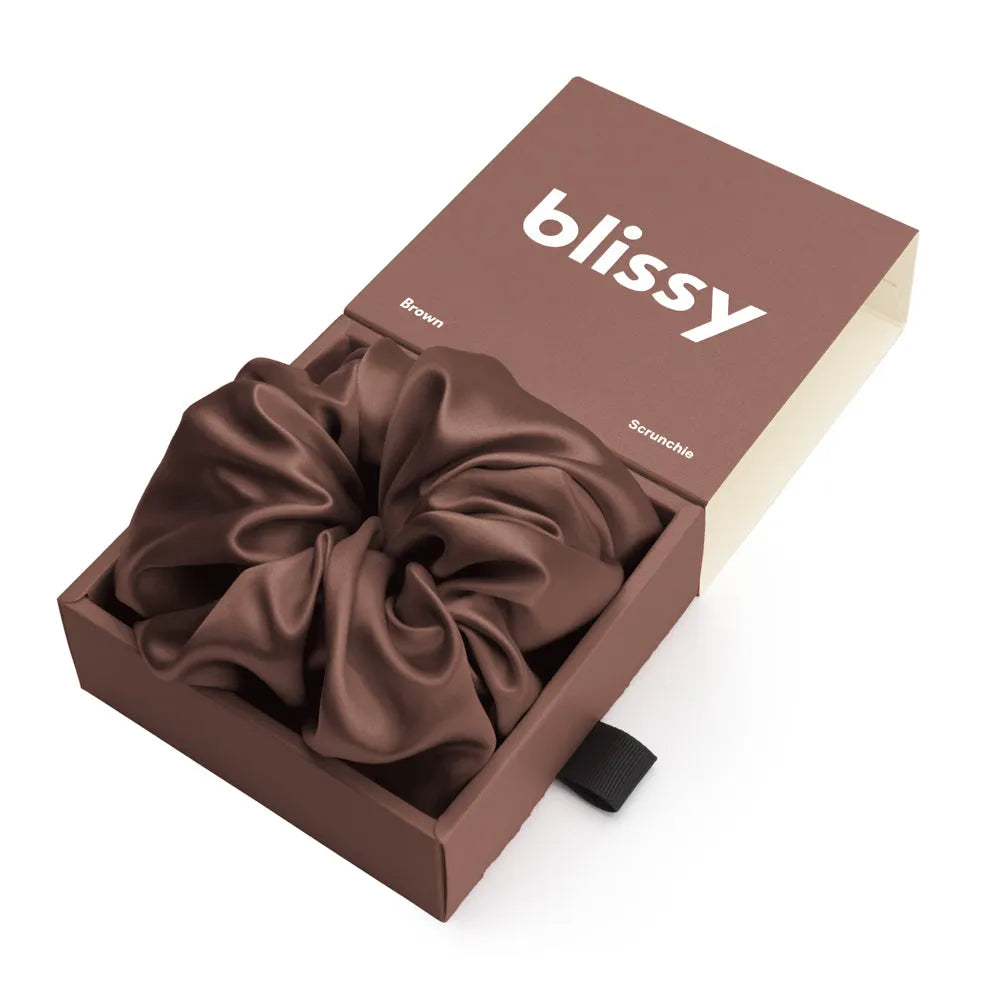 Blissy Extra-Large Scrunchie in Chocolate