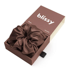 Blissy Extra-Large Scrunchie in Chocolate