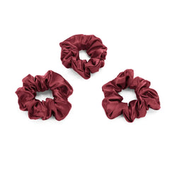 Blissy Scrunchies in Burgundy