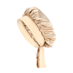 Blissy Bow Bonnet in Champagne