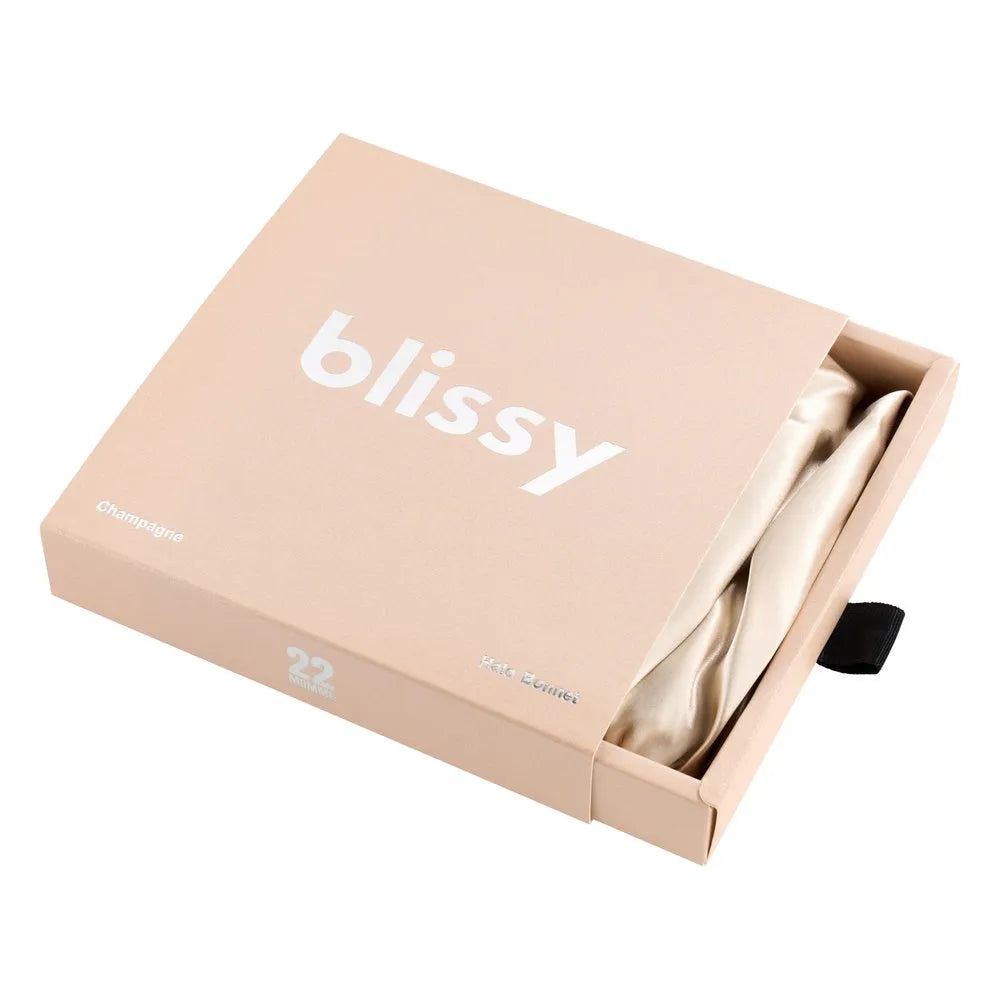 Blissy Halo Bonnet in Champagne