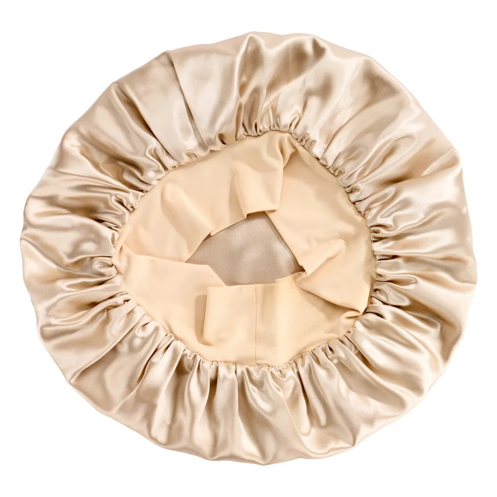 Blissy Halo Bonnet in Champagne