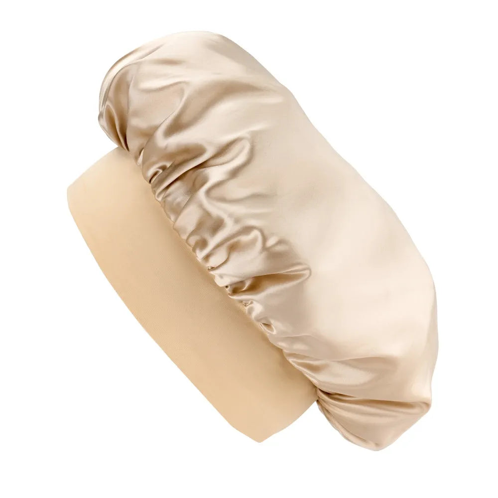 Blissy Halo Bonnet in Champagne