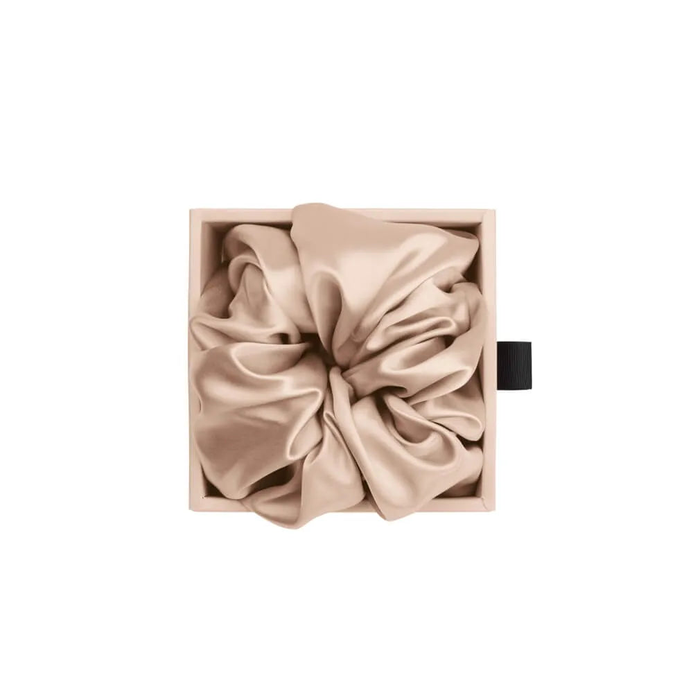 Blissy Oversized Scrunchie in Champagne